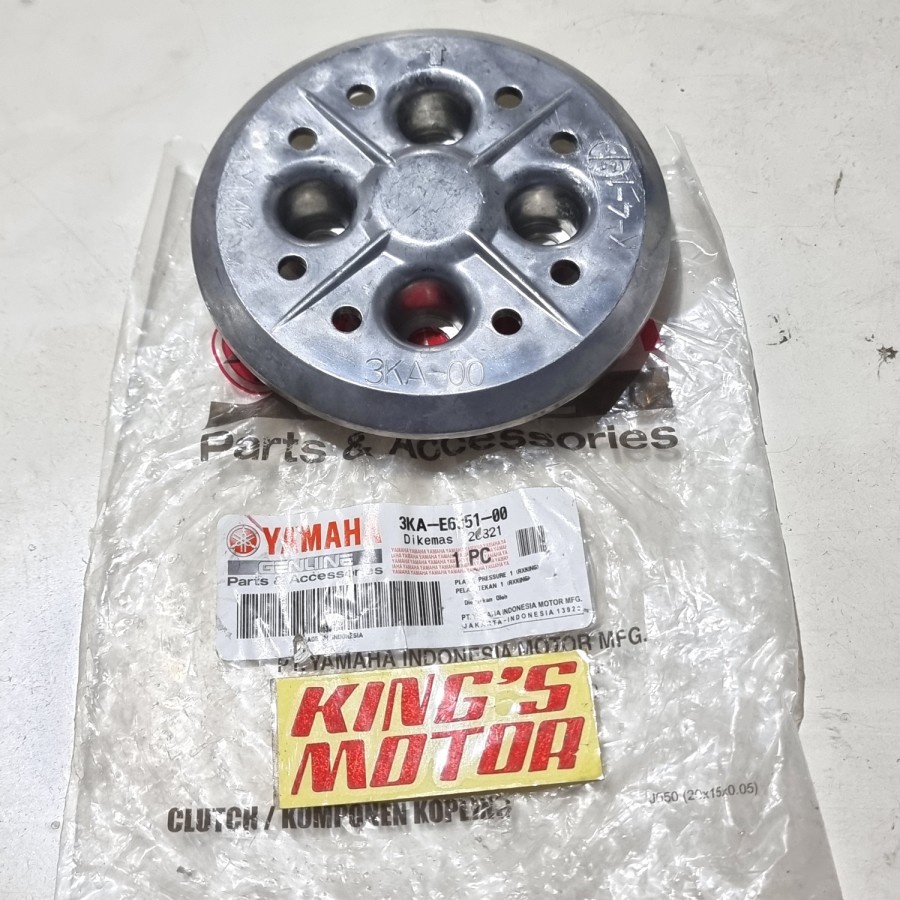 LAWAN KAKI EMPAT 4, PLATE PRESSURE, TUTUP KAMPAS KOPLING RX KING E6351