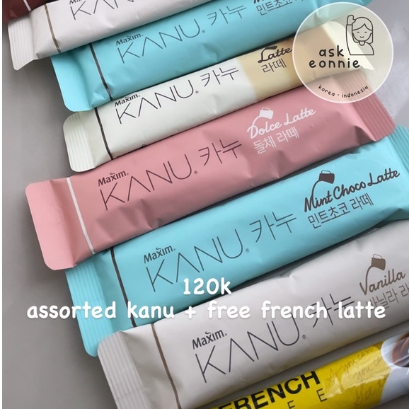 

KANU LATTE ASSORTED MIX LATTE TIRAMISU, CHOCO MINT, VANILLA, DOLTE, LATTE