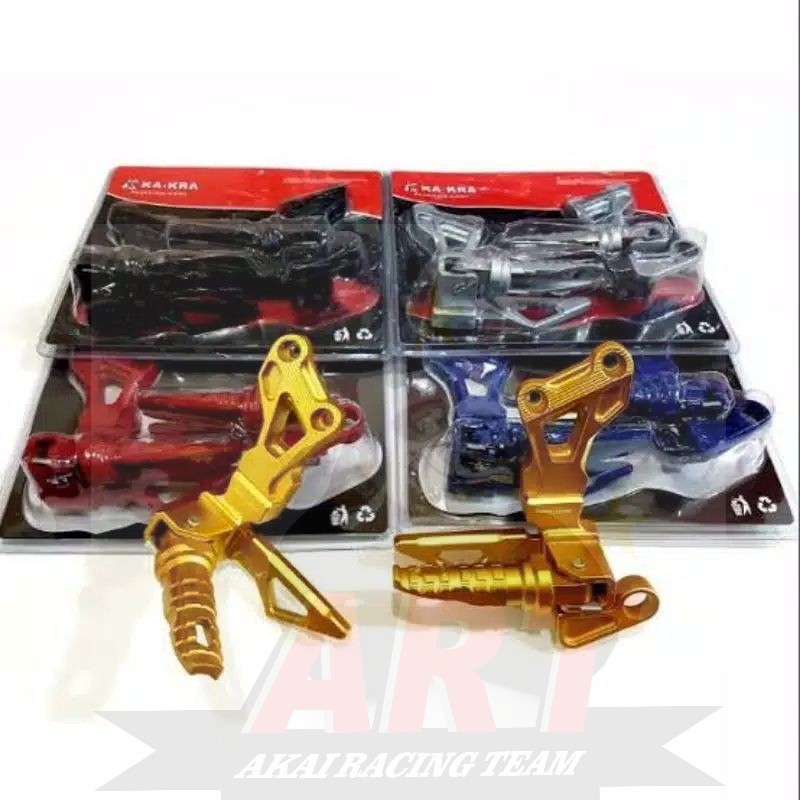 New Foot Step Belakang Variasi Universal  Satria Fu,Sonic,Mx 135,Mx King,Ninja150RR Dll