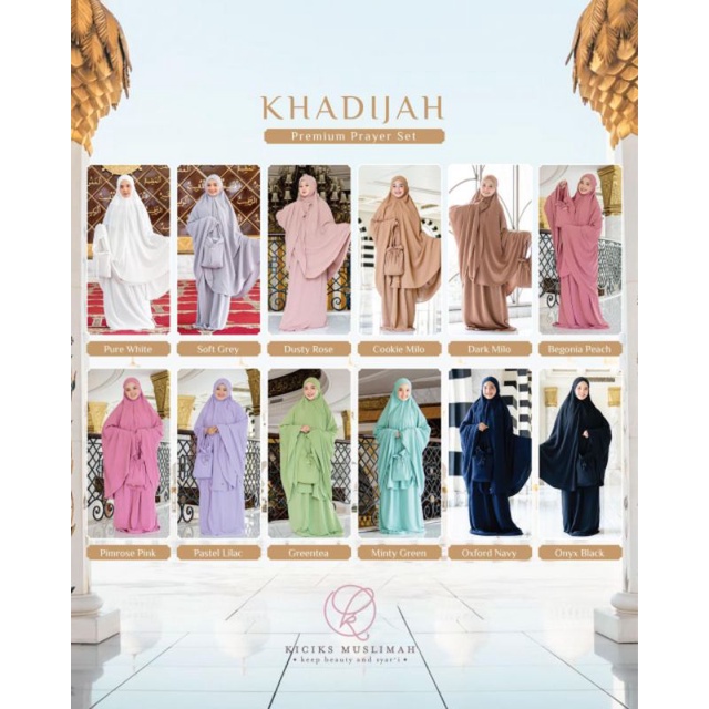 Mukena Khadijah by Kiciks Muslimah