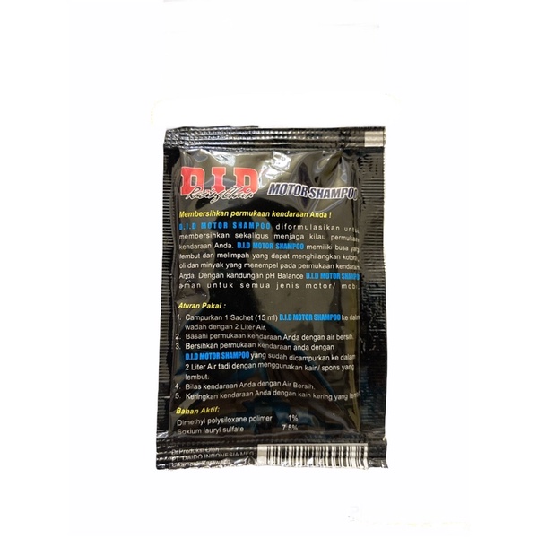 Shampoo Sabun Cuci Motor DID (Bersih Untuk Semua Motor) Sachet