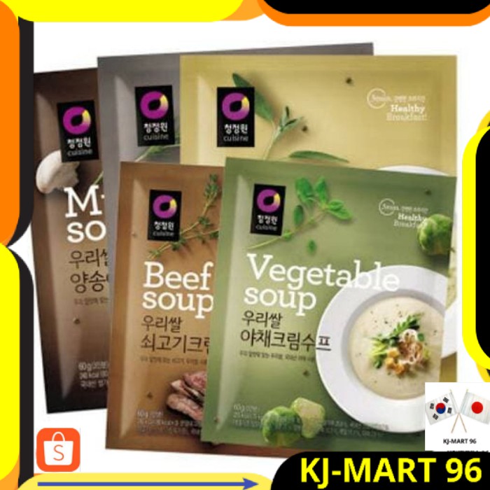 

MAKANAN KOREA/SUP KOREA DAESANG-BEEF-VEGETABLE-CREAM-MUSHROOM 60 GR