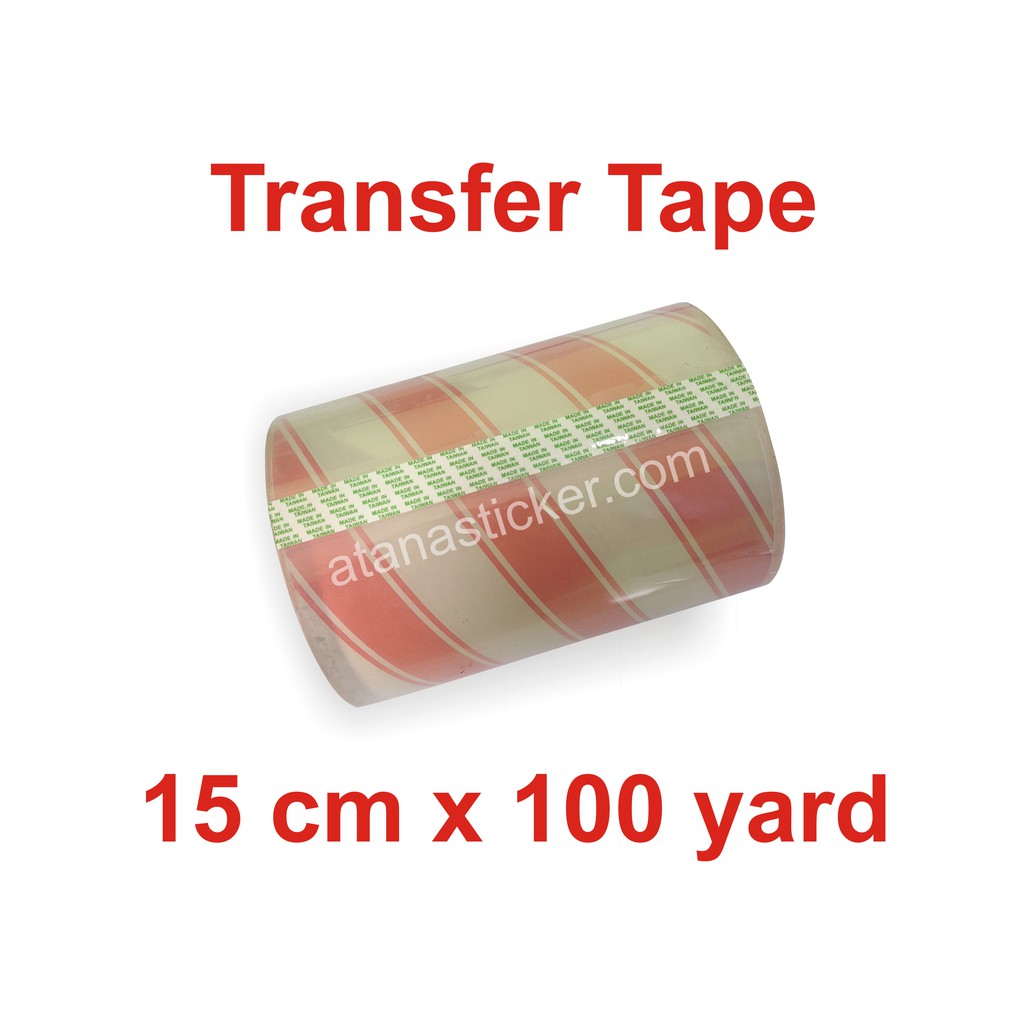 Transfer Tape / Masking Sticker Clear Application Tape Lebar 15 cm