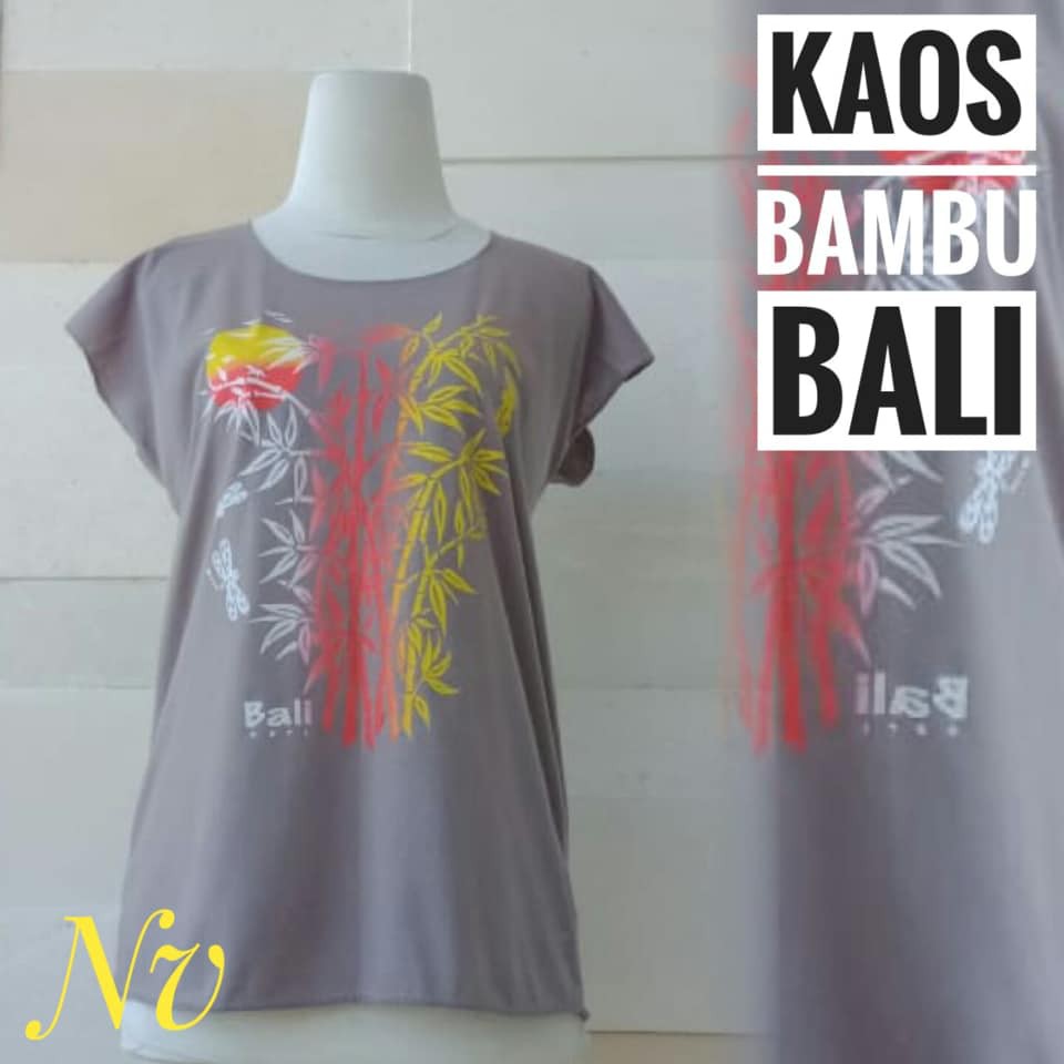 BAJU ATASAN KAOS BAMBU UK.STANDAR KAIN HALUS