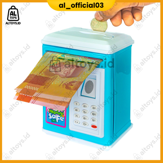 Image of thu nhỏ Money Safe Mainan Celengan Berangkas ATM Lampu Suara Murah YA3 #1