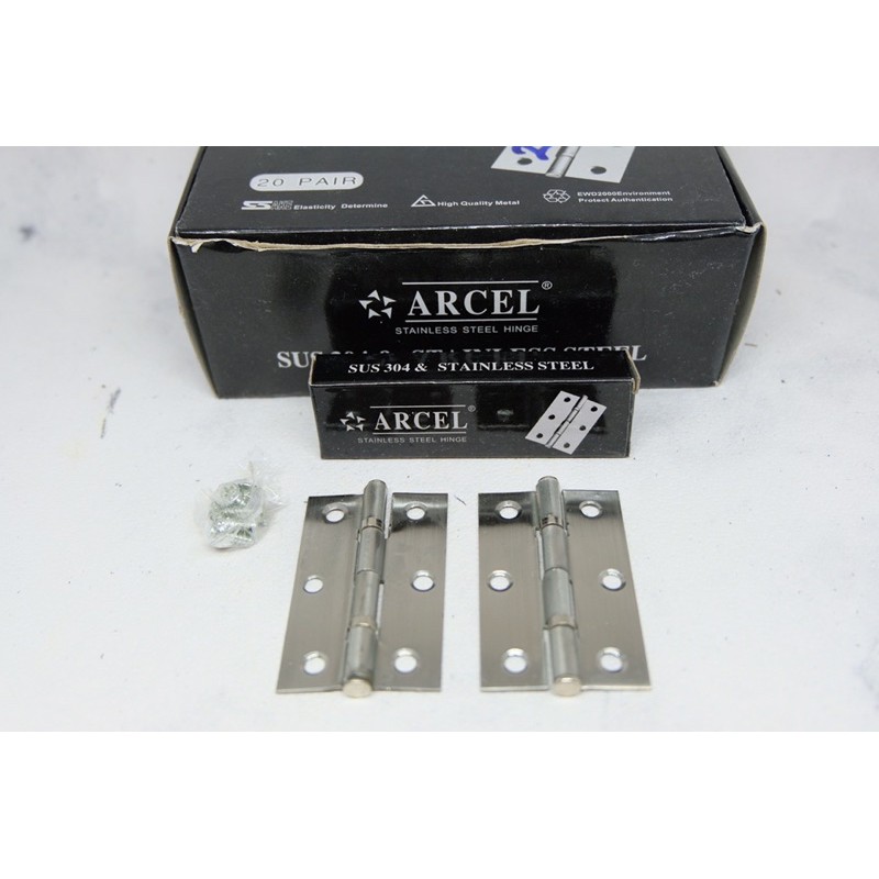 ENGSEL 2,5” ARCEL / ENGSEL LEMARI ARCEL / ENGSEL LEMARI STAINLESS