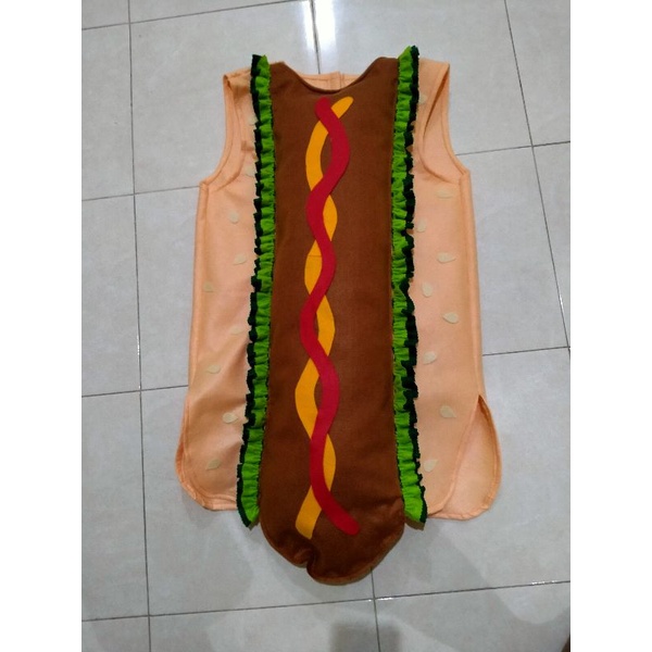 kostum hot dog dewasa