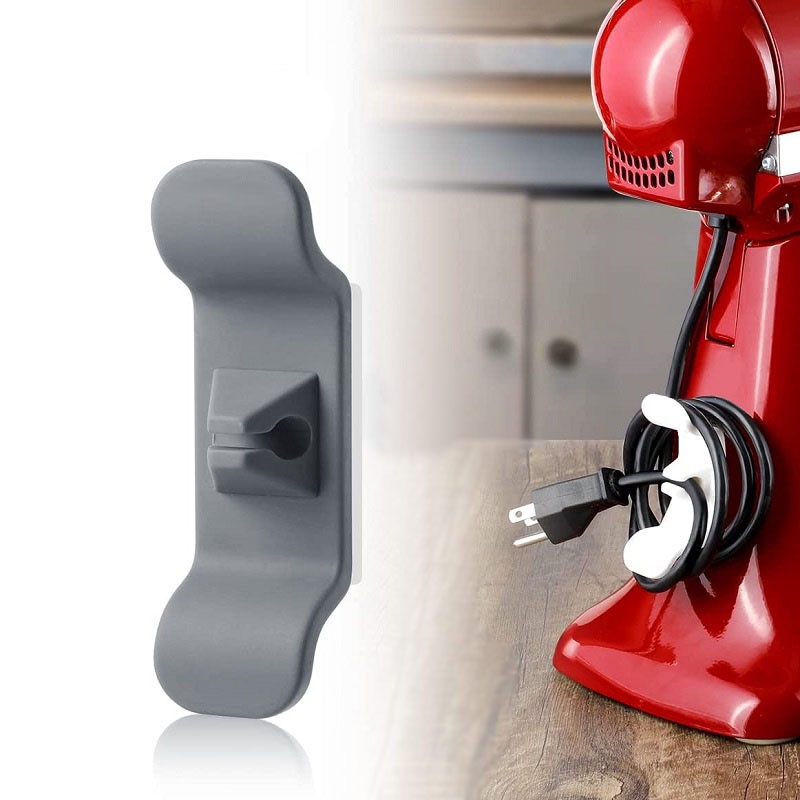Klip Holder Penyimpanan Kabel Data / Charger Universal Untuk Dapur
