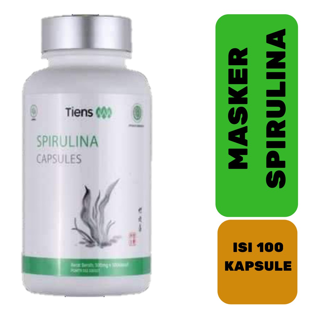 Tiens Masker Spirulinamasker Wajahmengatasi Kulit Keringkulit Wajah Kusammultivitamintiensalraz