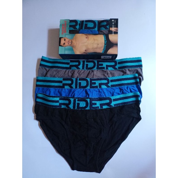 1kotak isi 3pcs.sempak pria dewasa RIDER SPORT