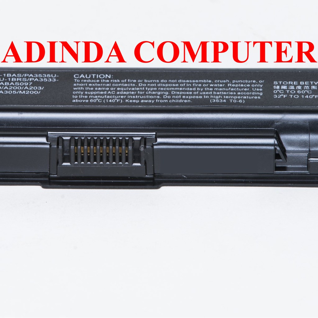 Baterai Toshiba A200 A202 A203 A205 A210 A215 A300 A305D A350