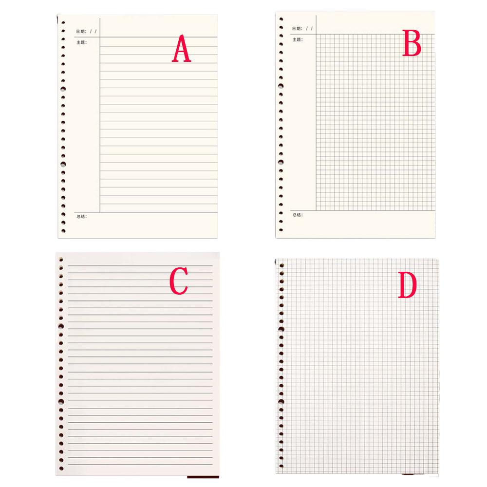 Agustinina Loose Leaf Notebook A5 B5 Page Planner Diary Notepad Kantor Sekolah Jadwal Spiral Notebook