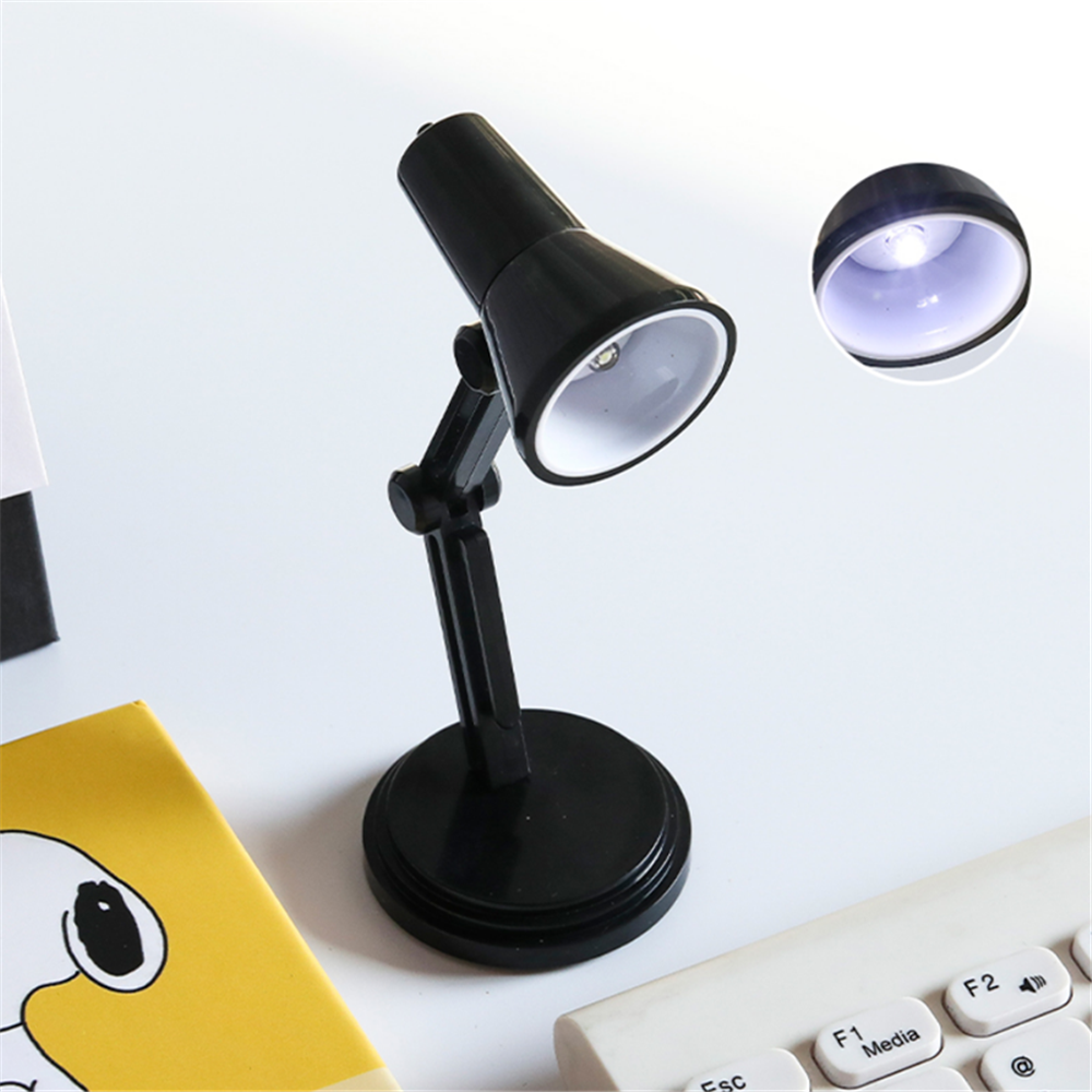 【TERSEDIA &amp; COD】Lampu baca lipat multi-fungsi kreatif, lampu asrama (dengan baterai) # 261141322