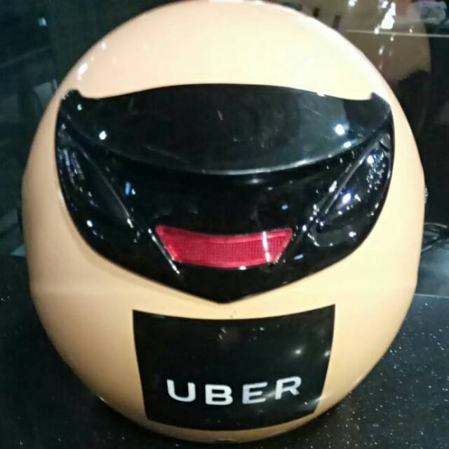 Jual helm dan jaket uber original second