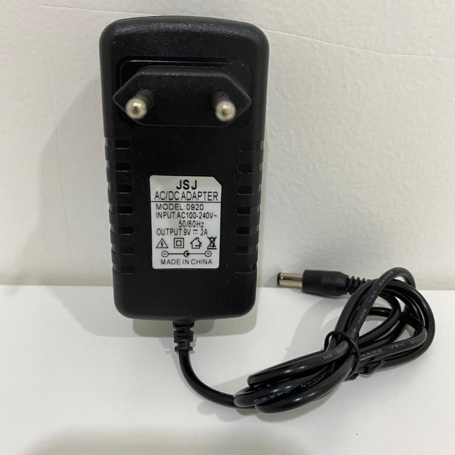 Adaptor Adapter Power Supply DC 9V 2A Jack 5.5/21mm