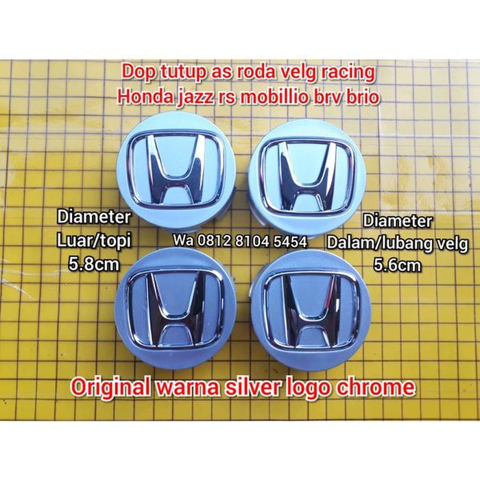 dop tutup baut as roda velg racing honda jazz mobillio brio brv c