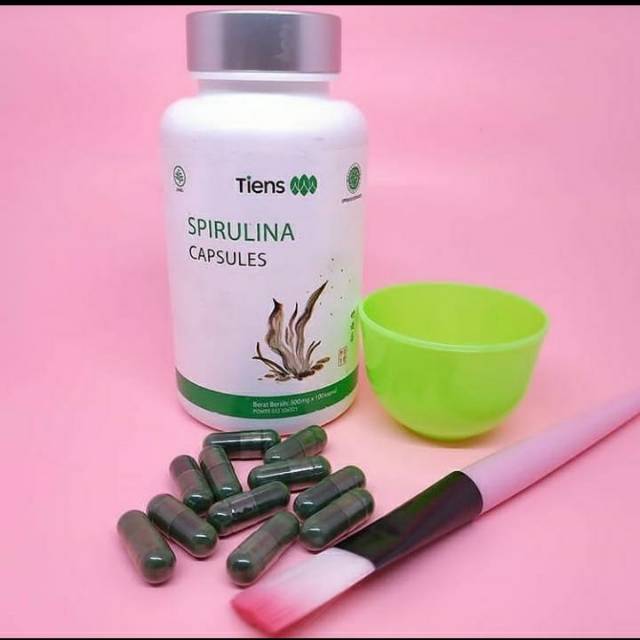 MASKER SPIRULINA ECER 10 KAPSUL|MASKER SPIRULINA|MASKER SPIRULINA SEMARANG|