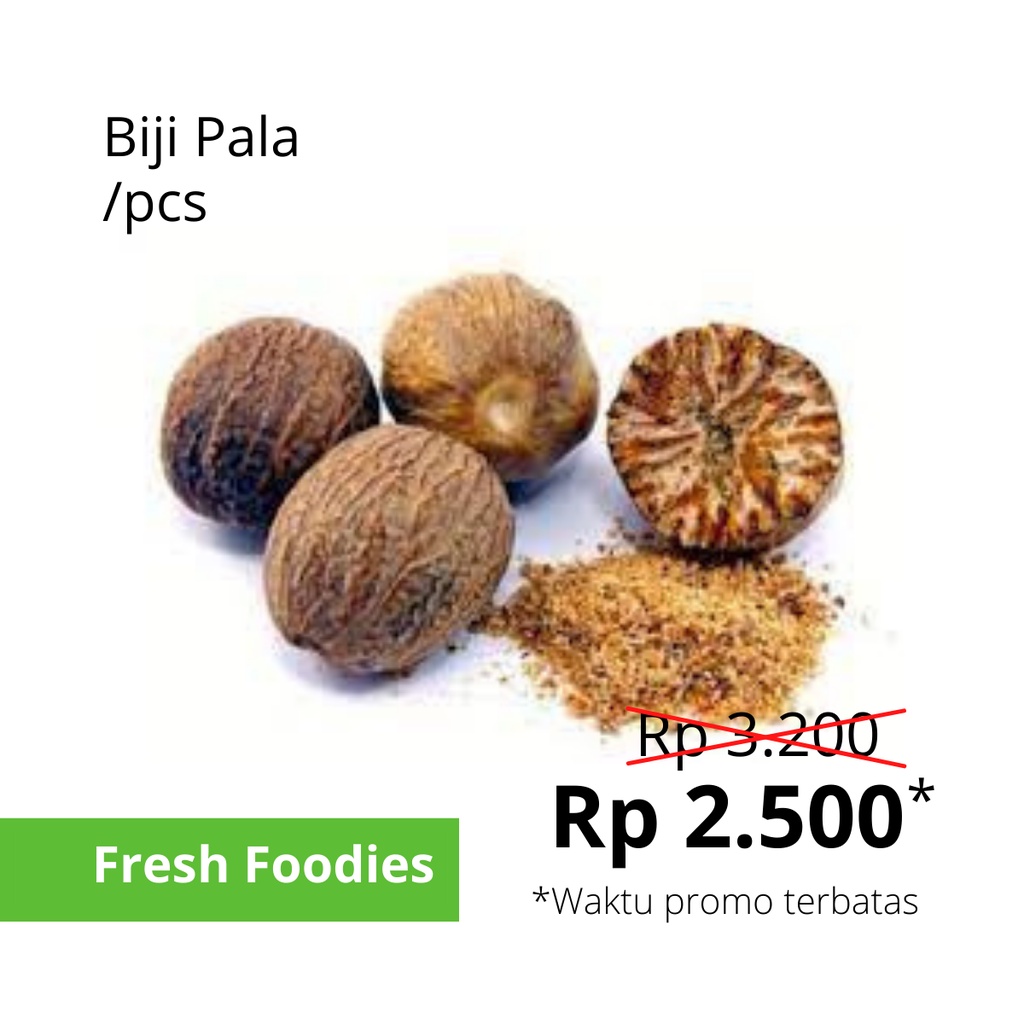 

KIRIM INSTAN Biji Pala - Per 1 Pcs