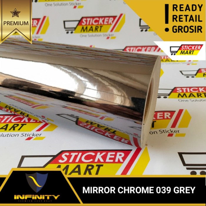 Sticker Protective Lis Grill Chrome Mobil Motor Silver / Black Chrome - Black Chrome TERMURAH