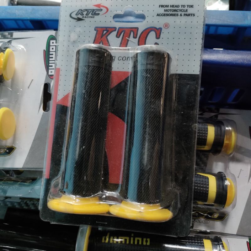 handgrip Ktc bulu warna kuning universal motor