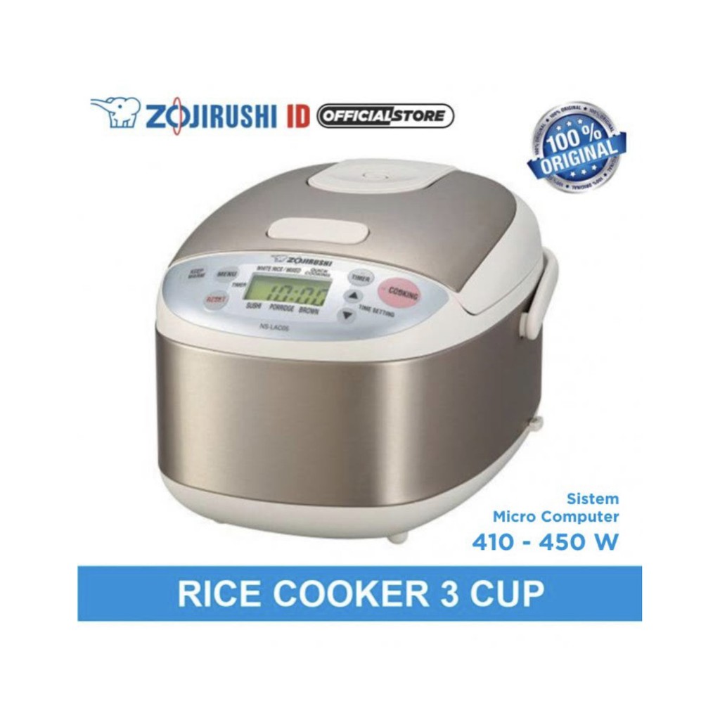 ZOJIRUSHI Rice Cooker 0.5L NS-LAQ05 XA
