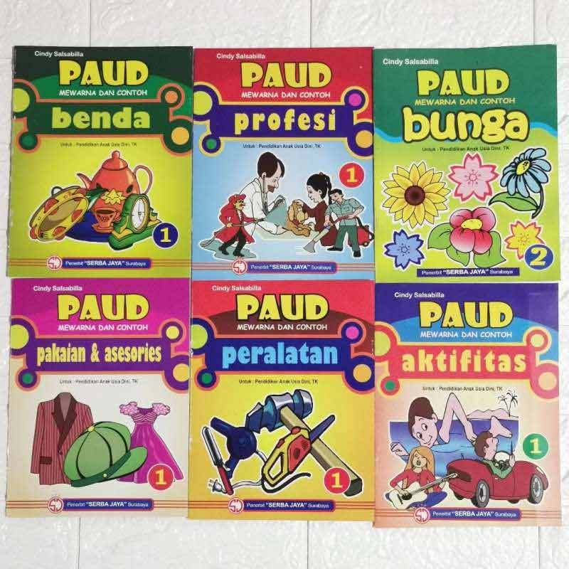 

Buku Mewarnai Beserta Contoh untuk Anak PAUD TK Serba Jaya