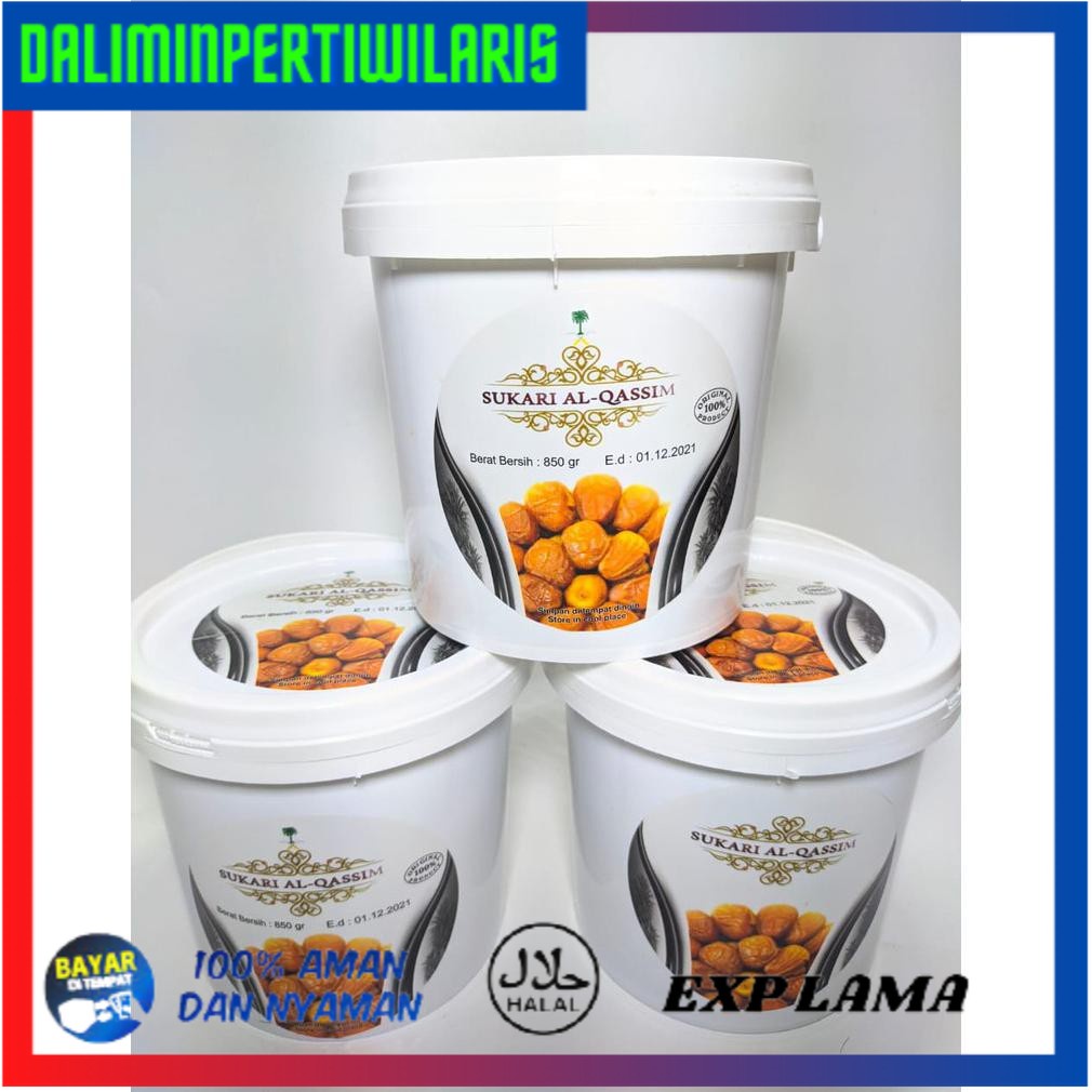 

BISA COD Kurma Sukari Basah kemasan Ember 850gr CUCI GUDANG [Kode 1|Kode 2|Kode 3|Kode 4|Kode 5|Kode
