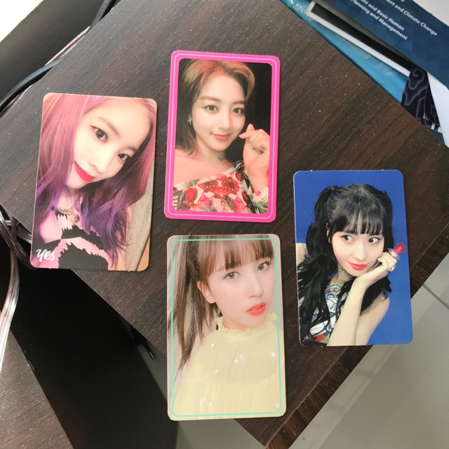 TWICE FANCY & YES OR YES PHOTOCARD (MINA, DAHYUN, JIHYO, MOMO)