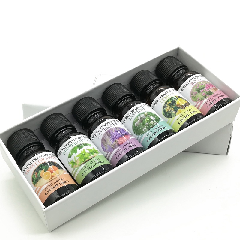 Taffware HUMI Pure Aroma Essential Fragrance Oil Minyak Aromatherapy 6 in 1 10ml