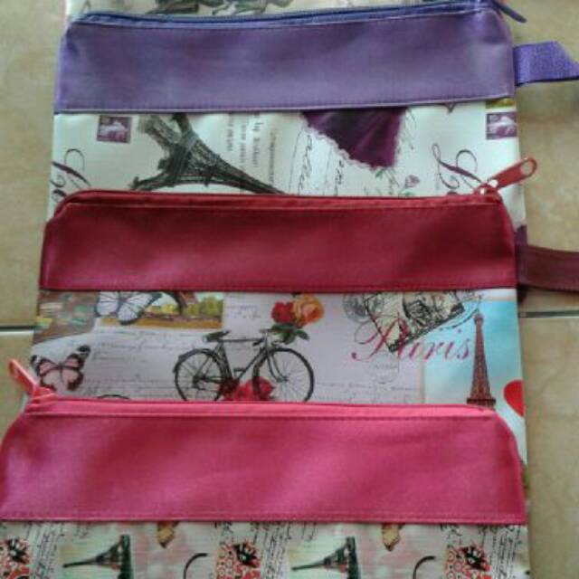 Souvenir Pernikahan Pouch Kosmetik Paris