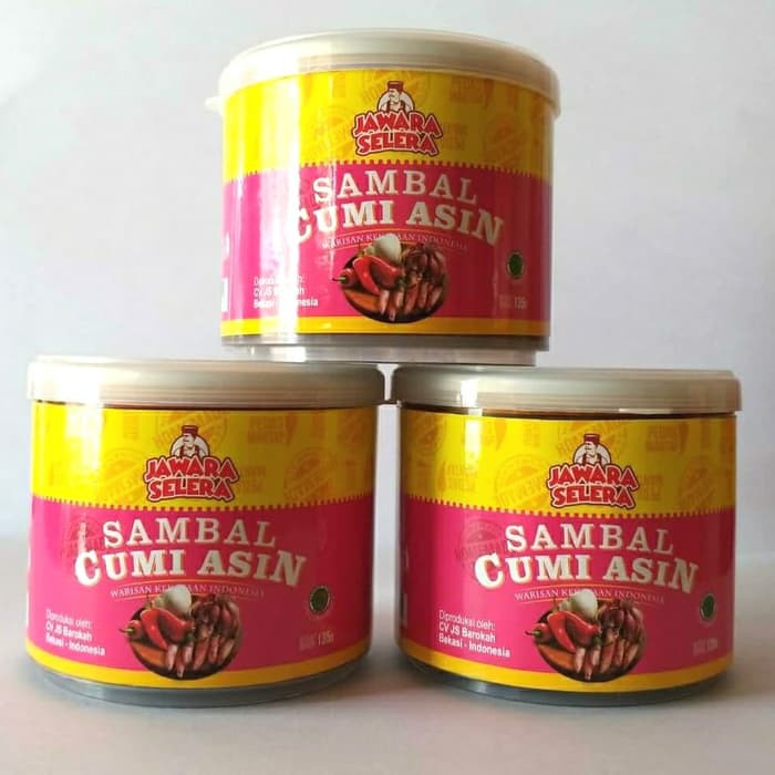 Sambal Cumi Asin JS Jawara Selera - 135Gram