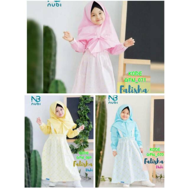  GAMIS  ANAK  2 6TH FALISHA NUBI TERBARU  Shopee  Indonesia