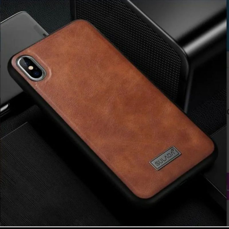 IPHONE X XS Sulada Original Leather Protective Case Soft Case Kulit