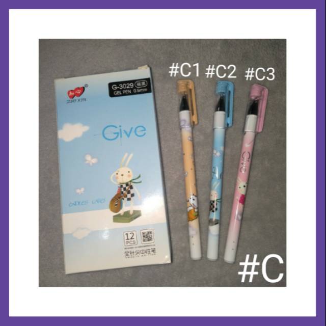 

Pulpen gel zhixin G-3029