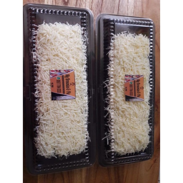 

brownies topping keju