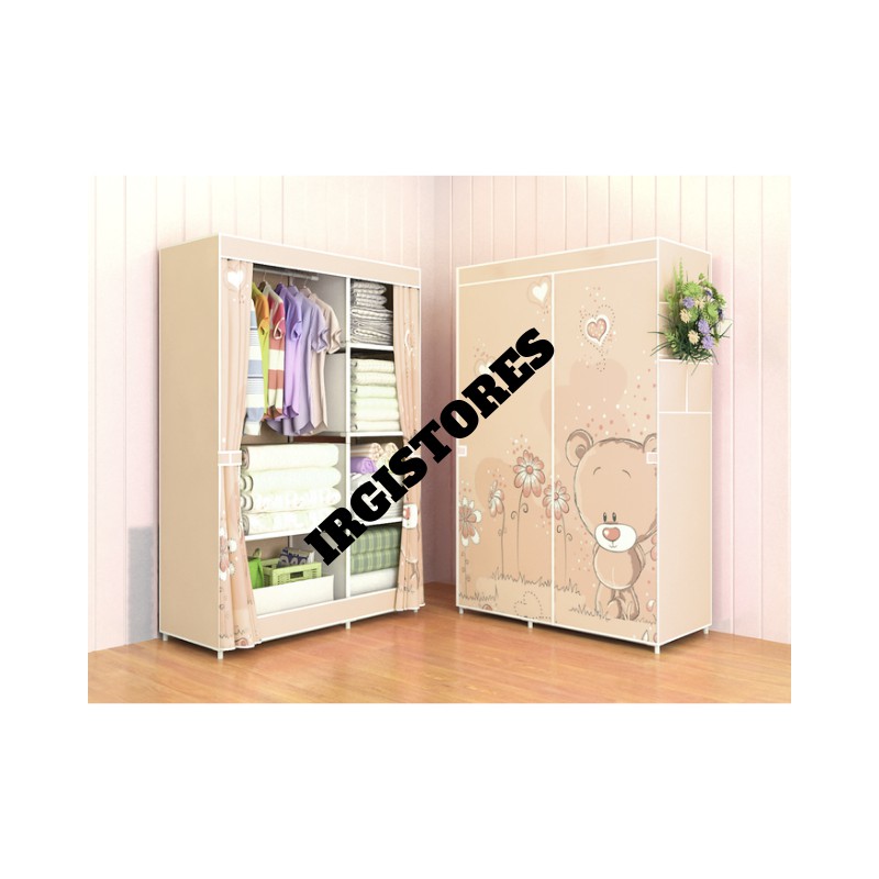 IS Rak Lemari Pakaian Baju Wardrobe Multifungsi serbaguna 