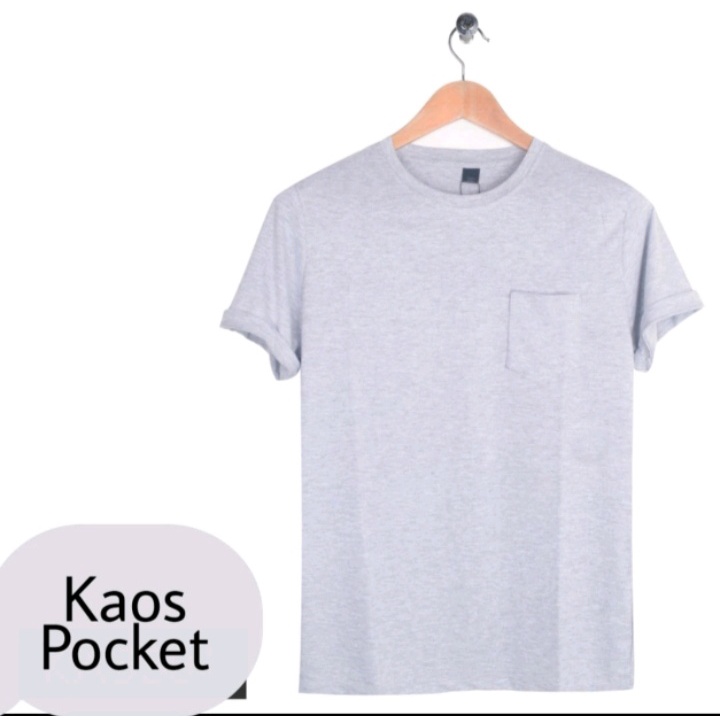 BISA COD / KAOS POCKET POLOS /kaos terlaris / mukzhop fashion