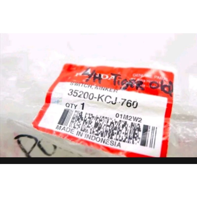 Saklar Holder Sebelah Kiri Honda Tiger Ori