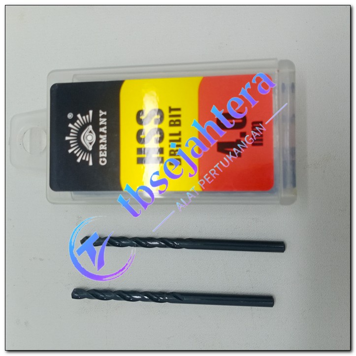 mata bor besi hss cap mata / tjap mata 4mm