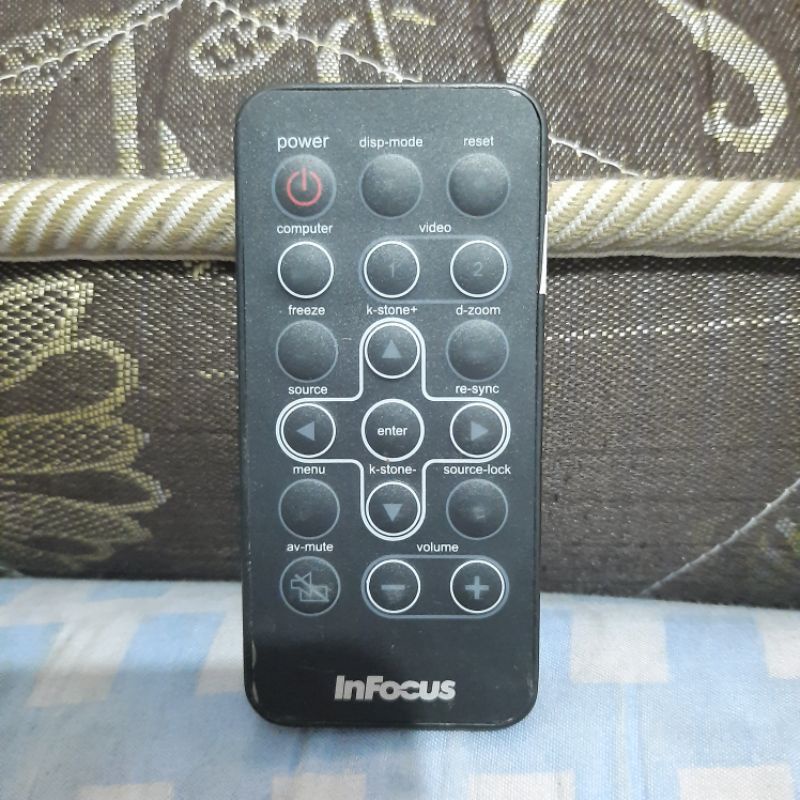 REMOTE REMOT PROYEKTOR PROJECTOR INFOCUS DISP MODE ORIGINAL ASLI