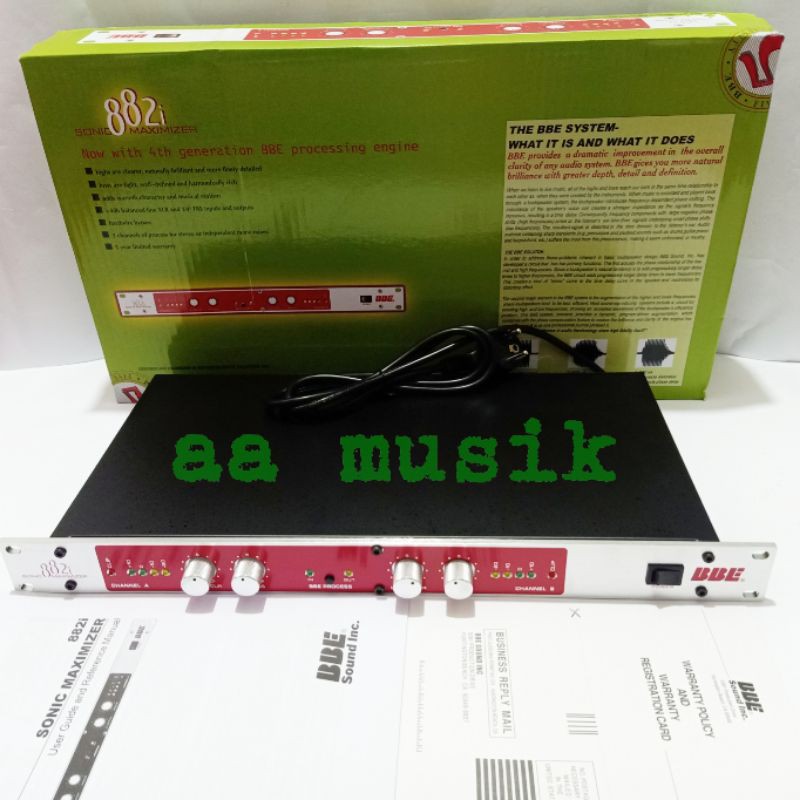 PROSESSOR VOCAL BBE 882i SONIC MAXIMIZER STEREO