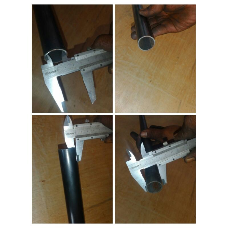 Pipa Besi Hitam Sch 3/4 Inch Tebal 2MM Panjang 50cm