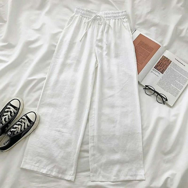 ~WIDI PANTS //KULOT SERUT LINEN RAMI