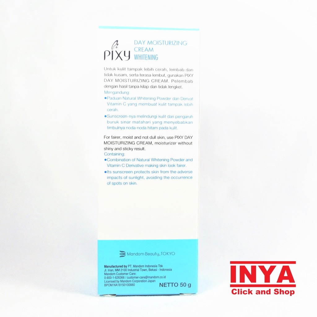 PIXY DAY MOISTURIZING CREAM WHITENING 50gr - Pelembab