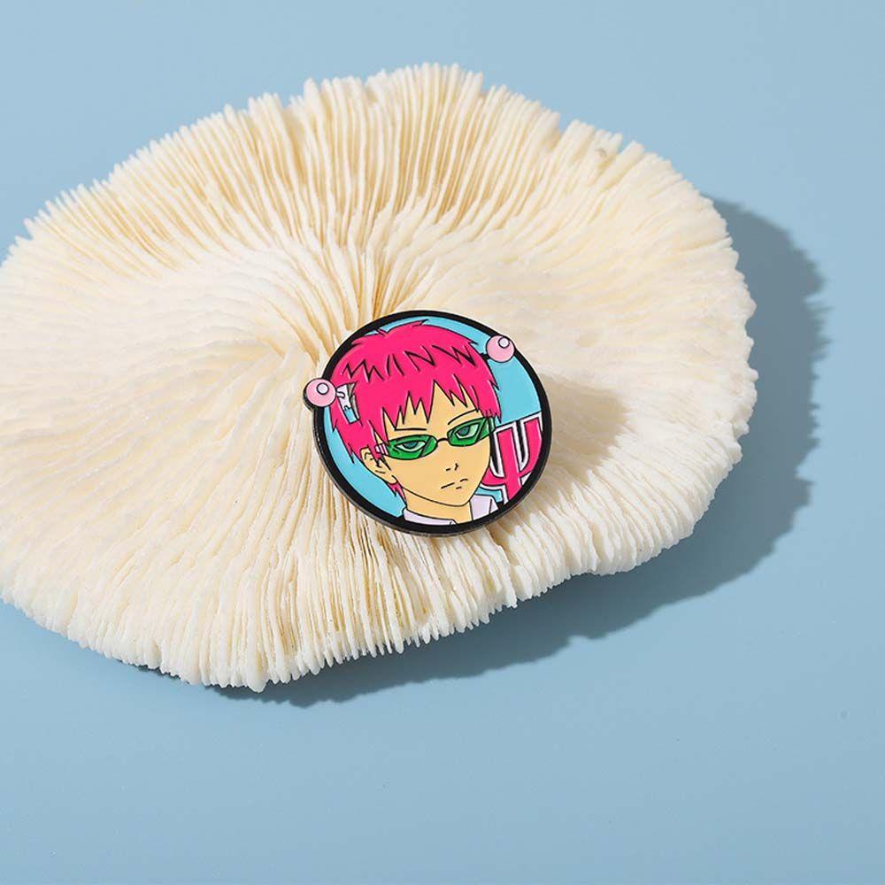 Needway   Saiki Kusuo Bros Kartun Hadiah Untuk Anak Saiki Kusuo No Psi Nan Karakter Klasik Anime Badge Pin Enamel Pin