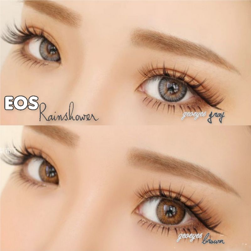 Softlens EOS Rainshower - Soflen Warna Brown Gray Blue Pink