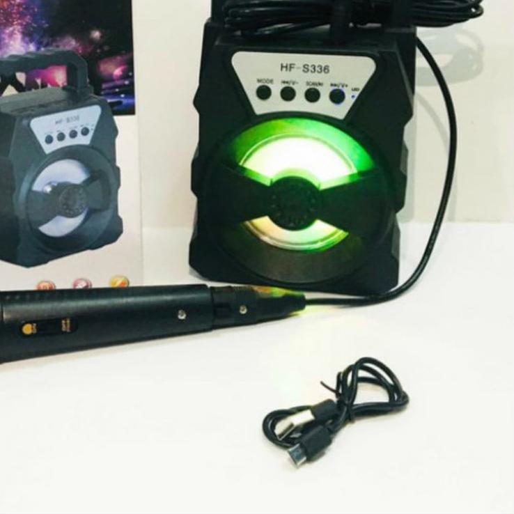 ○ Speaker Bluetooth S339 S336 plus mic karaoke HF-S339 HF-S336 ✰