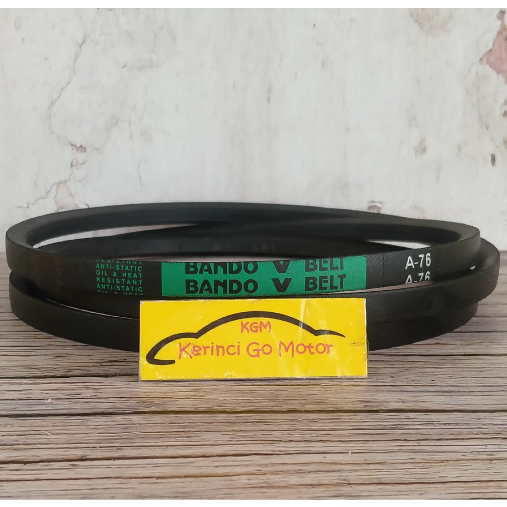 BANDO VAN BELT A-76 V BELT TALI KIPAS A76 FAN BELT VANBELT POLOS A-76