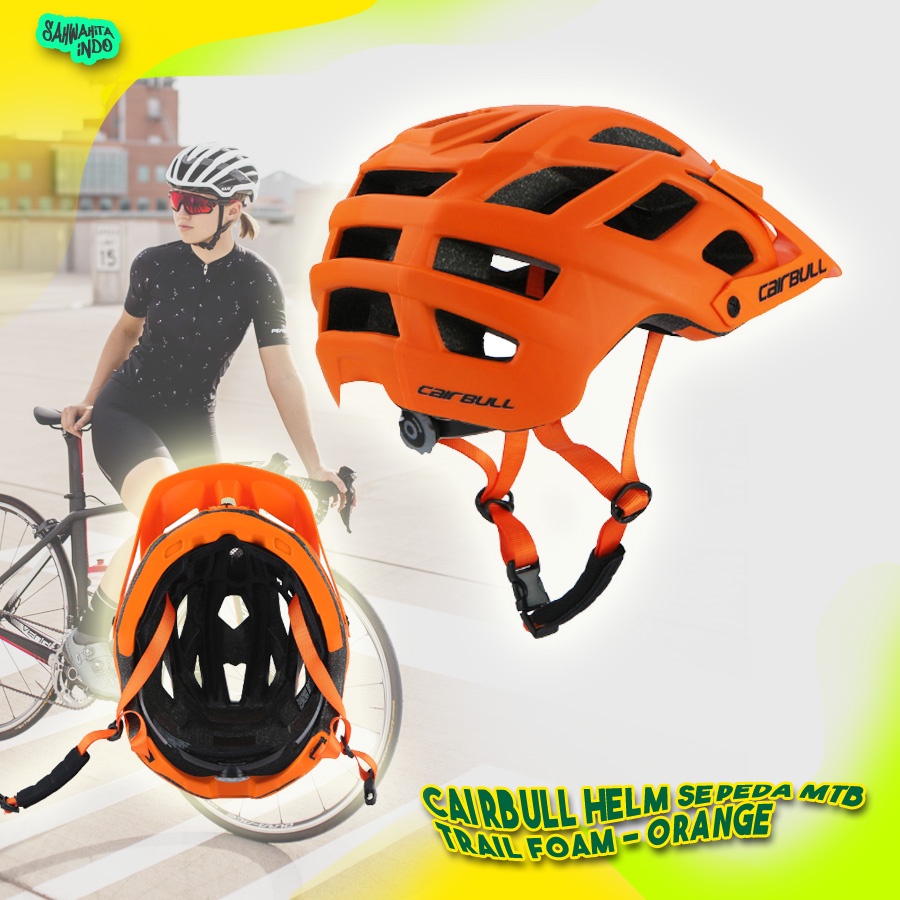 Helm Gowes Helm Sepeda MTB Trail Foam CAIRBULL Helm Gowes Helem Sepeda mtb helm Lipat Sepedah Gowes 