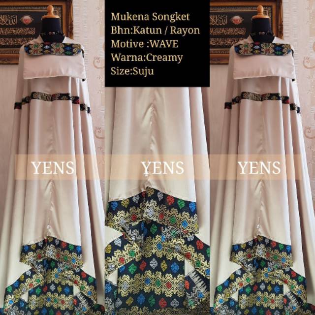 Mukena Bali songket Salsabila